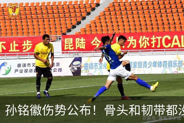 孙铭徽伤势公布！骨头和韧带都没问题，正常崴脚，恐一阶段报销